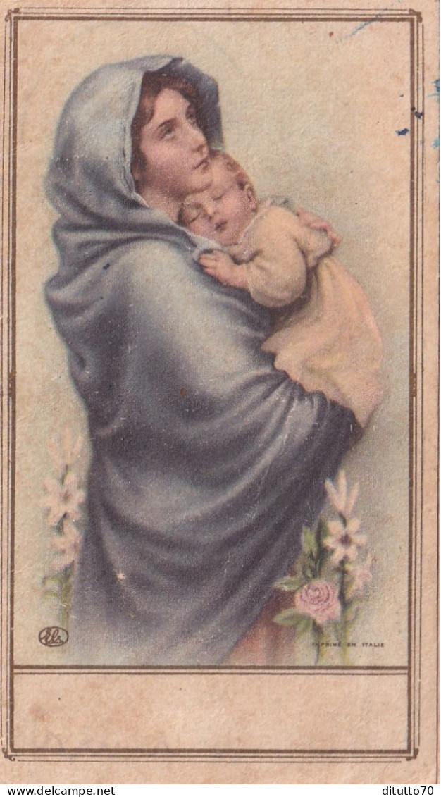 Calendarietto - Madonna Col Bambino - Anno 1954 - Petit Format : 1941-60