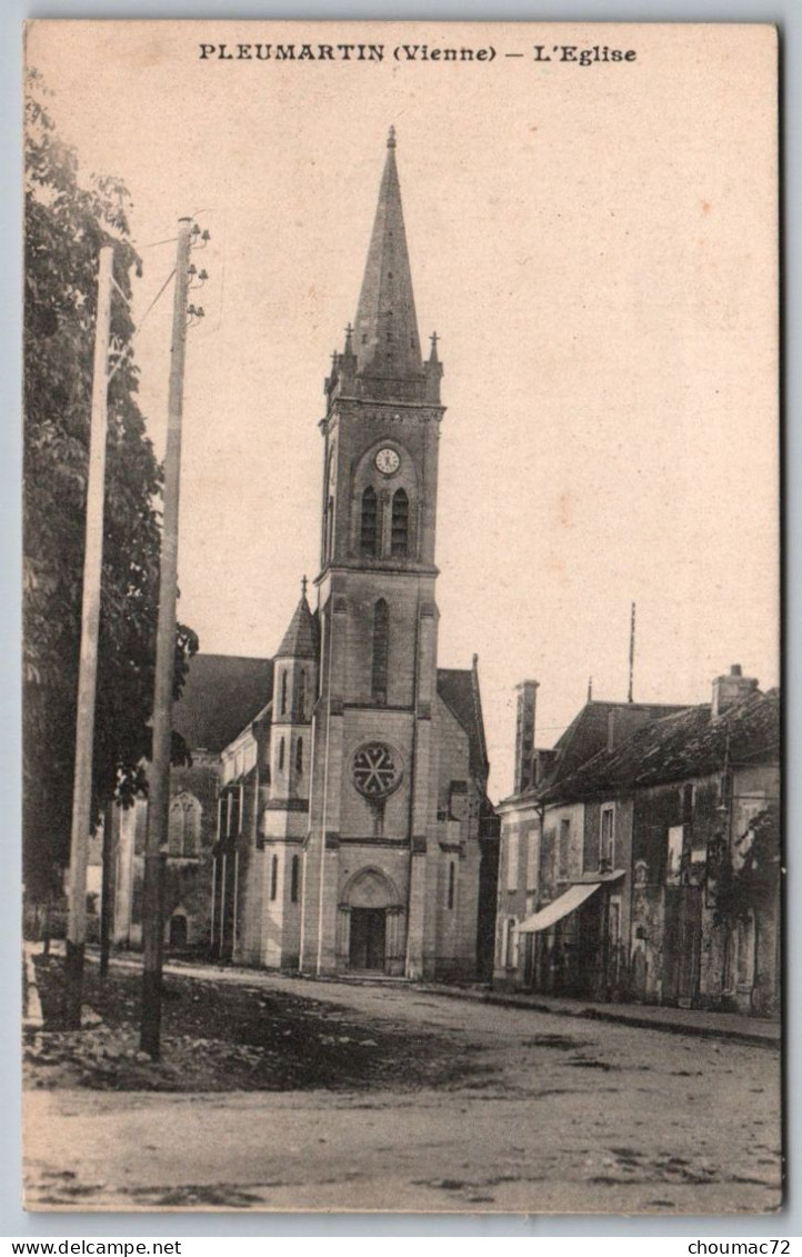 (86) 620, Pleumartin, Phototypie Desaix, L'Eglise - Pleumartin