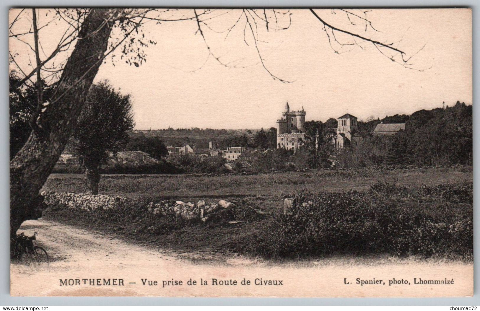 (86) 611, Morthemer, Spanier Photo, Vue Prise De La Route De Civaux - Autres & Non Classés