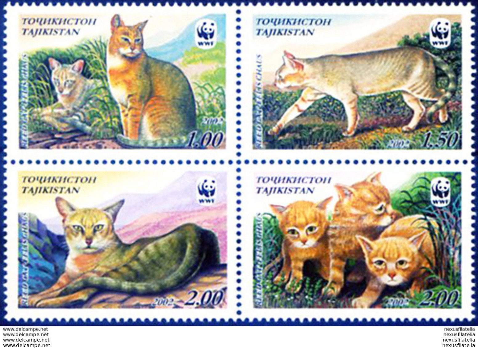 Fauna. Felini. WWF 2002. - Tajikistan