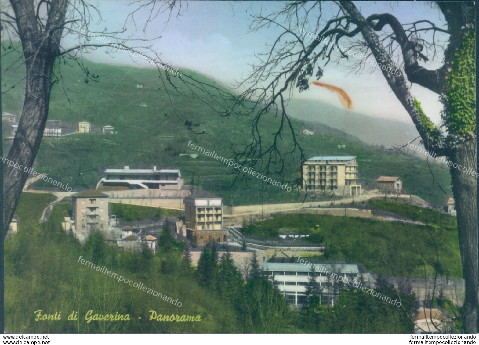 L435 Cartolina Fonti Di Gaverina Panorama Provincia  Di Bergamo - Bergamo