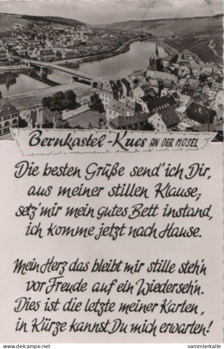60933 - Bernkastel-Kues - Mit Grussgedicht - 1963 - Bernkastel-Kues
