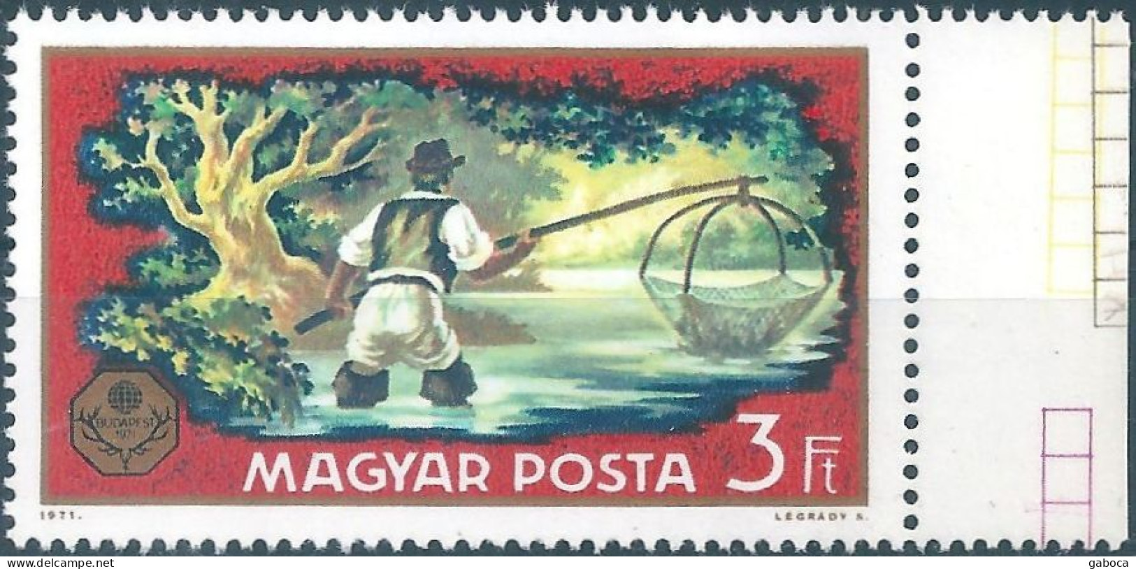 C5919 Hungary Economy Agriculture Fishing Fishery Nature Tree Exhibition MNH RARE - Pesci