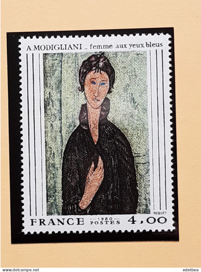 Timbre – France – 1983 - N° 2109- Oeuvre De Amedeo MODIGLIANI-*Femme Aux Yeux Bleus -Etat : Neuf - Ungebraucht