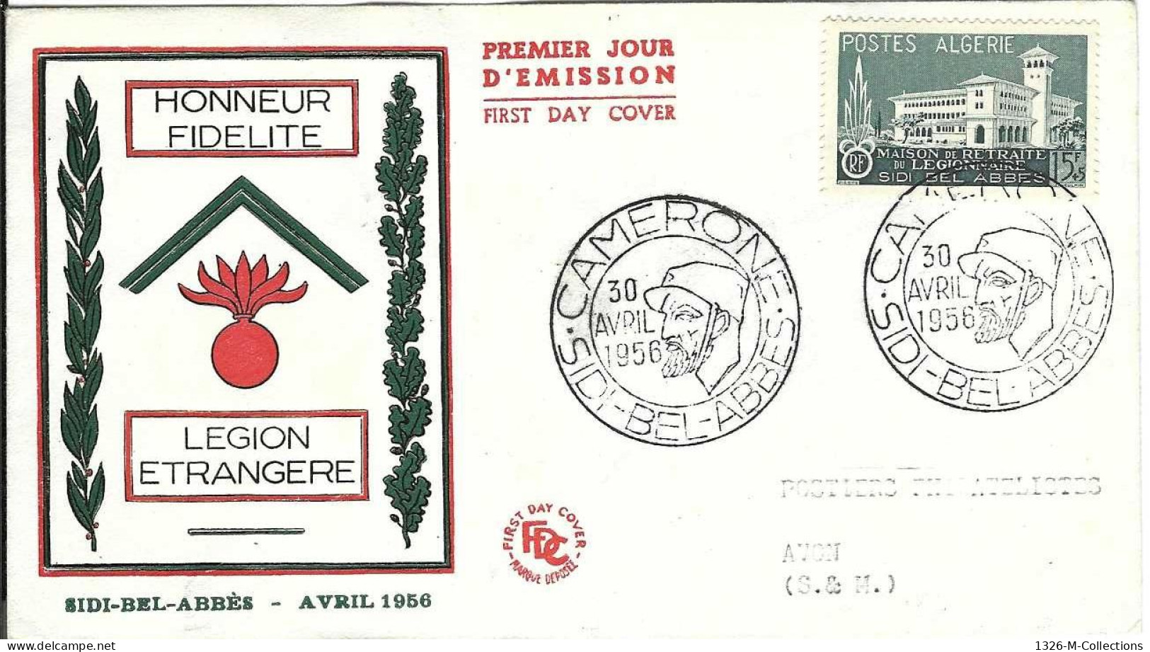 Envellope ALGERIE 1e Jour N° 334 Ceres - Algeria (1962-...)