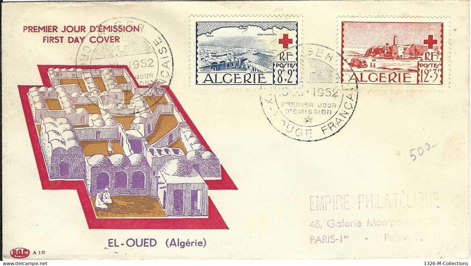 Envellope ALGERIE 1e Jour N° 300 - 301 Ceres - Algeria (1962-...)