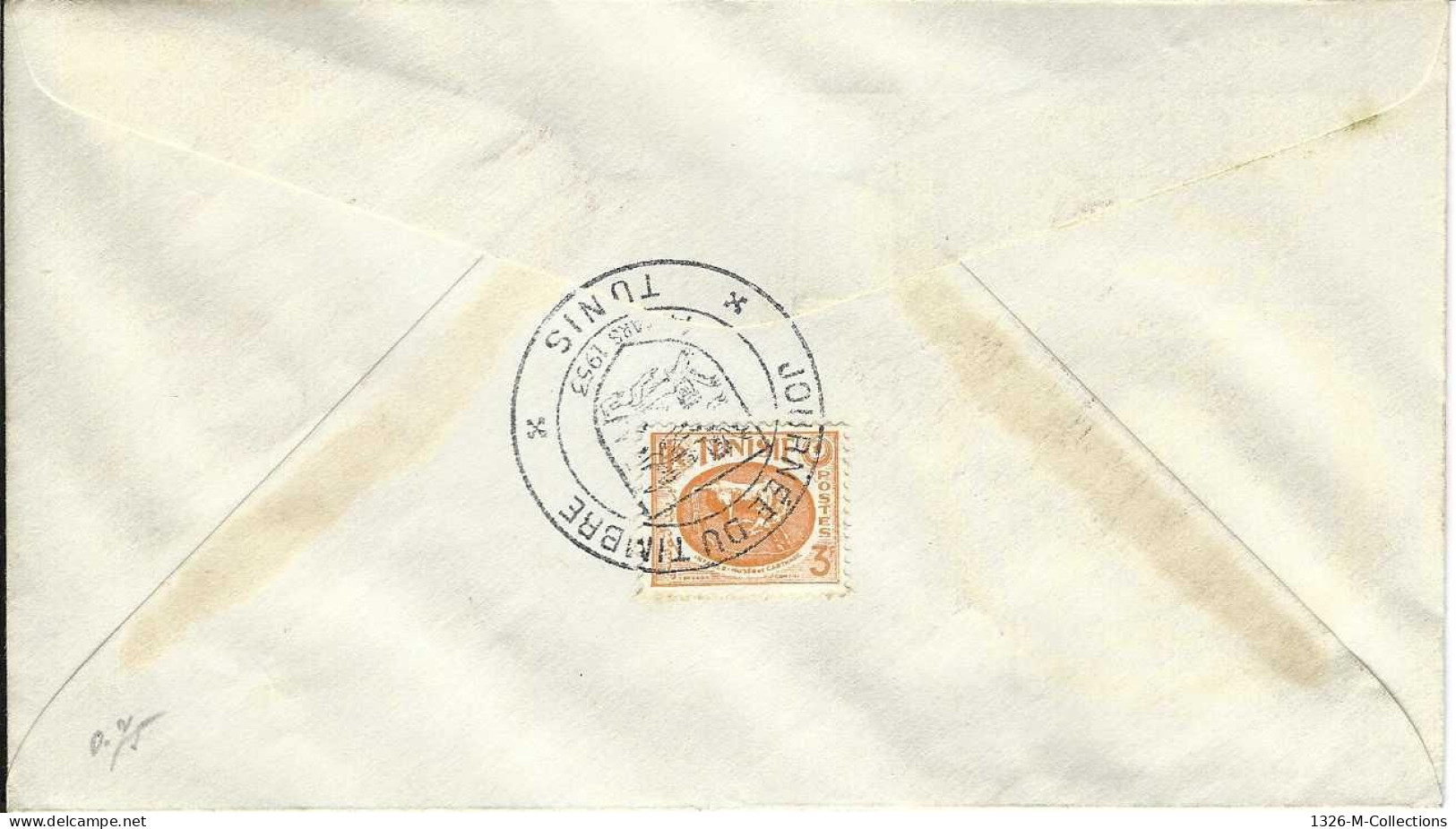 Envellope TUNISIE 1e Jour N° 340A - 359 Y & T - Tunisia (1956-...)