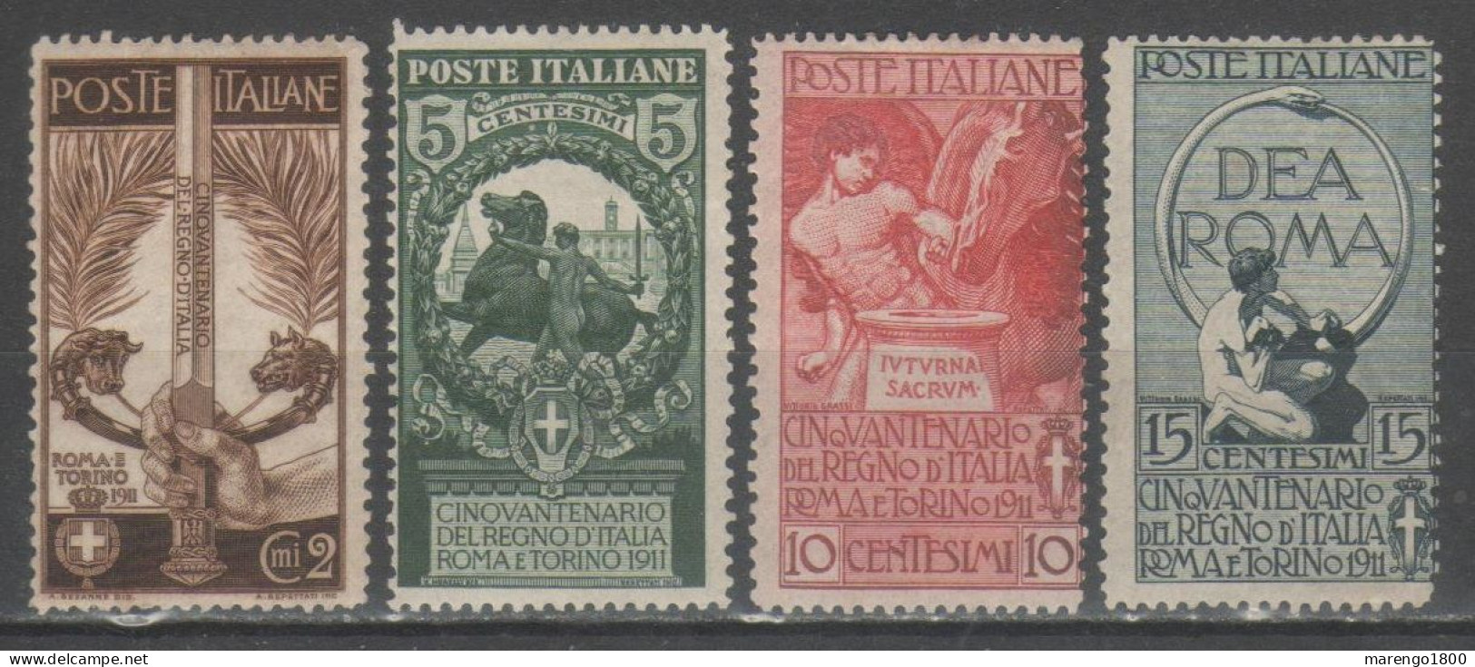 ITALIA 1911 - Cinquantenario Unità * - Mint/hinged