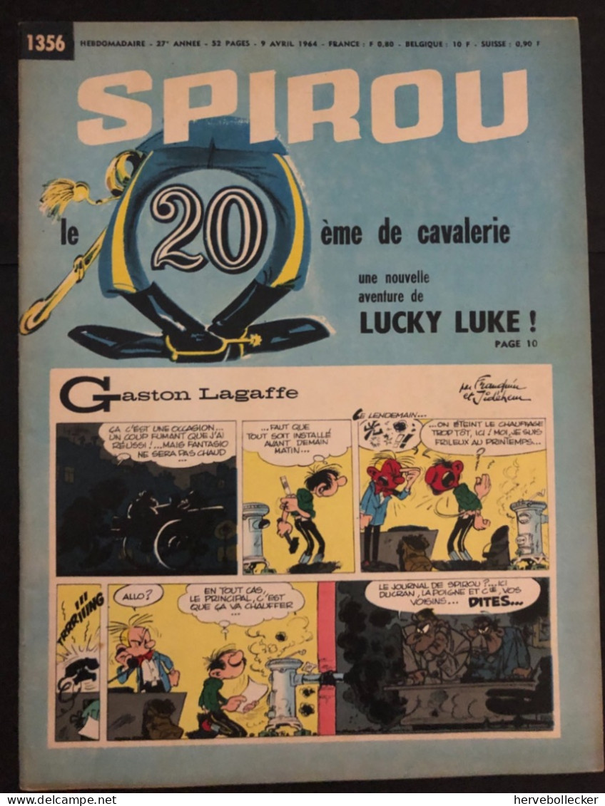 Spirou Hebdomadaire N° 1356 -1964 - Spirou Magazine