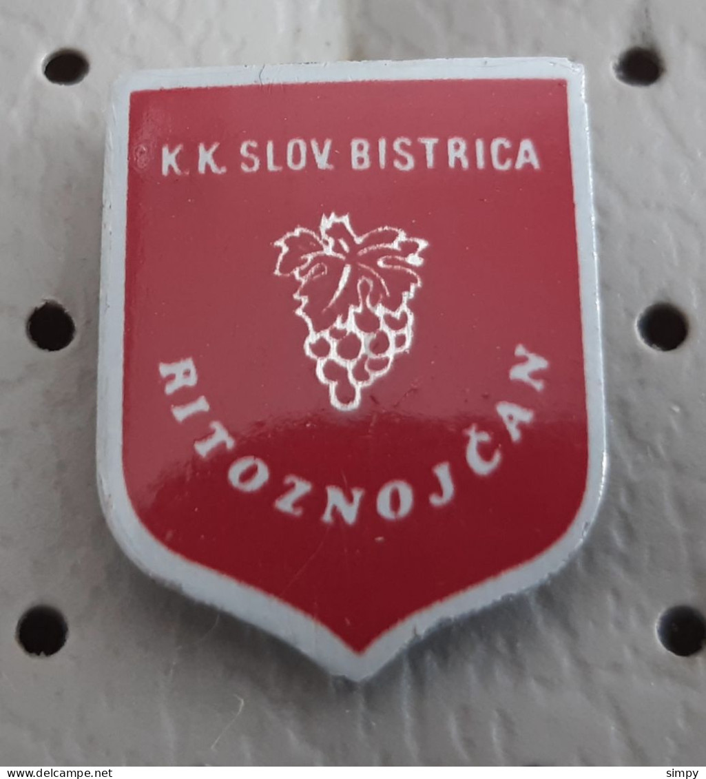 Basketball Club KK Slovenska Bistrica Ritoznojcan Slovenia Pin - Basketbal