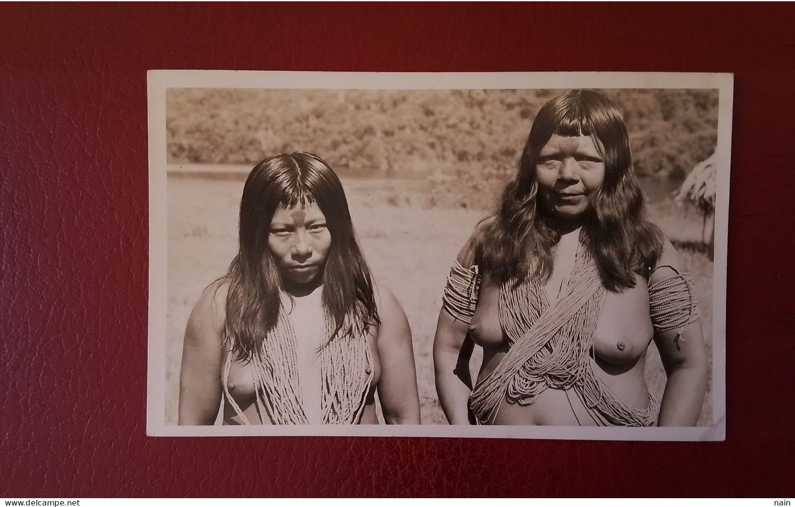 GUYANE - KOUROU - CARTE PHOTO - " 2 FEMMES SEINS NUS.... "  - " TRES RARE " - - Andere & Zonder Classificatie