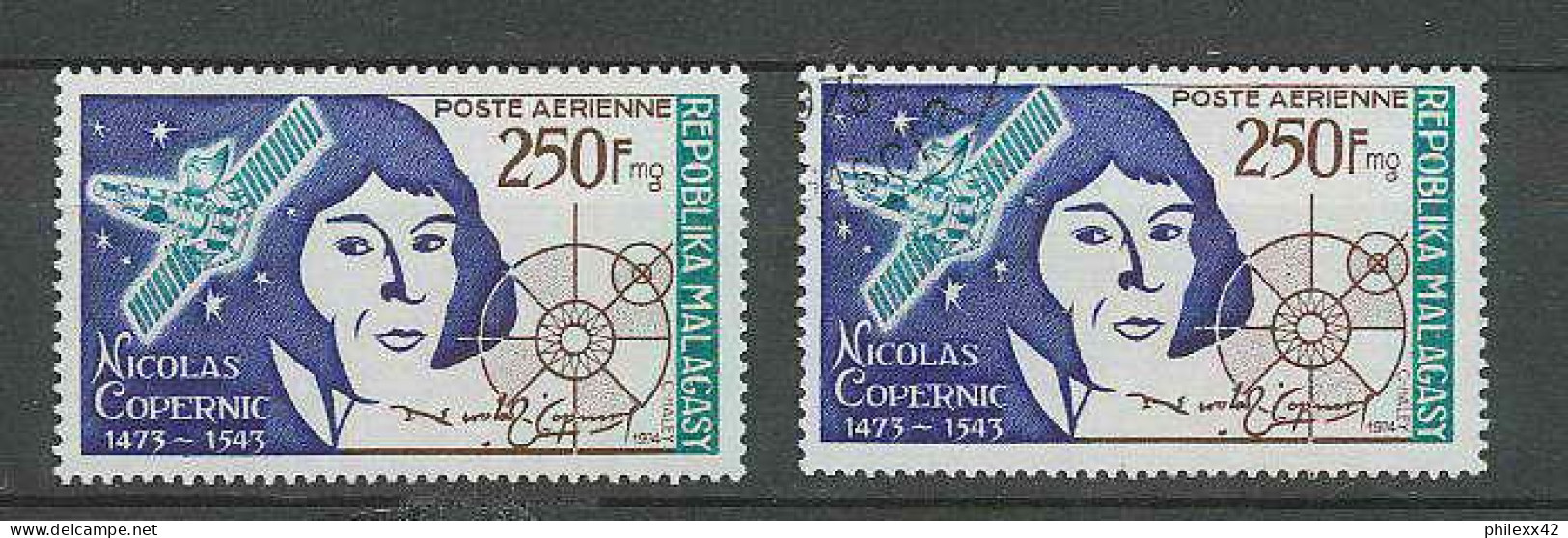 1480/ Espace (space) Neuf ** MNH Madagascar Malagasy Copernic Copernicus Kopernik 134 + USED - Afrique