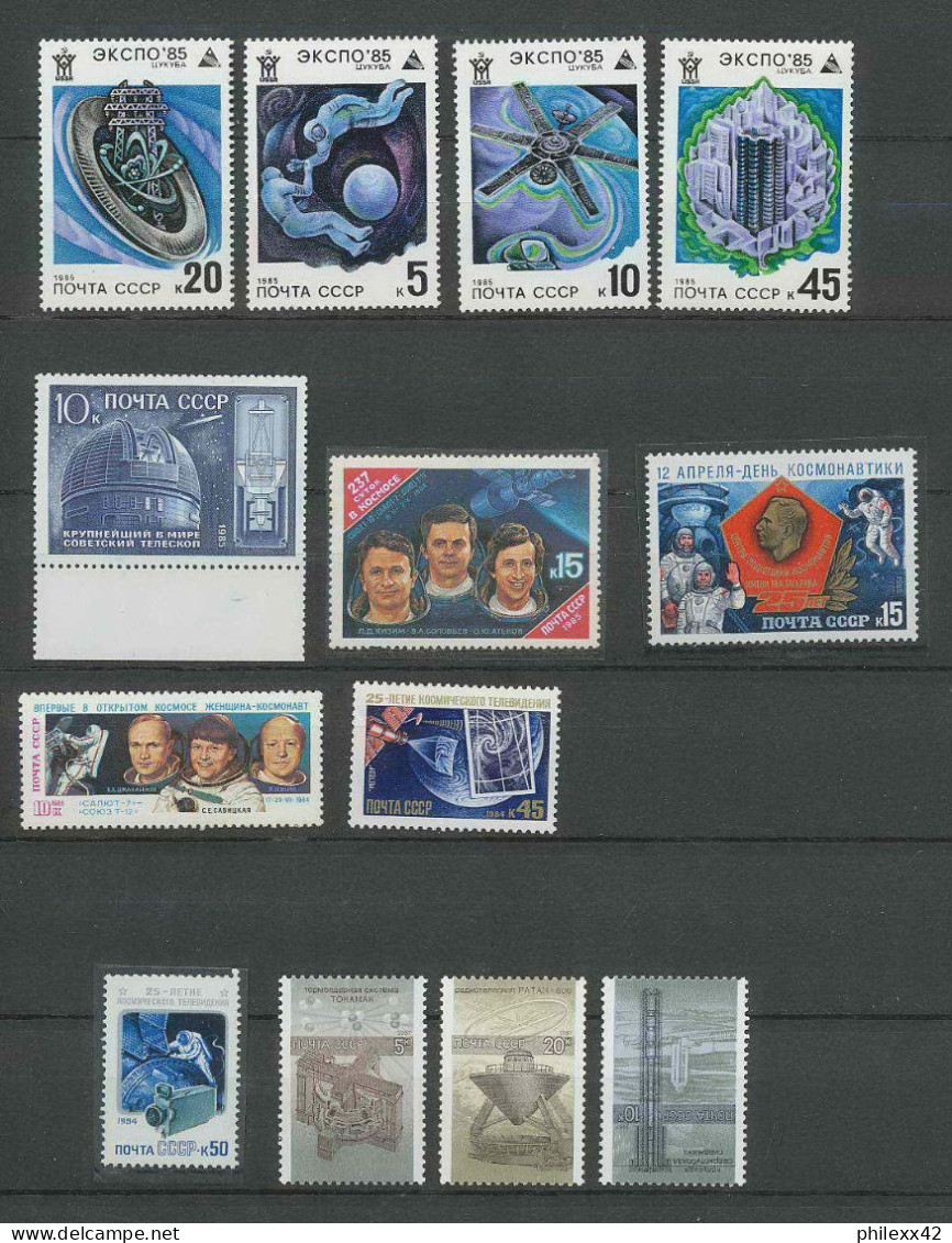 1452/ Espace (space) Neuf ** MNH Russie (Russia Urss USSR) 2 Pages - UdSSR