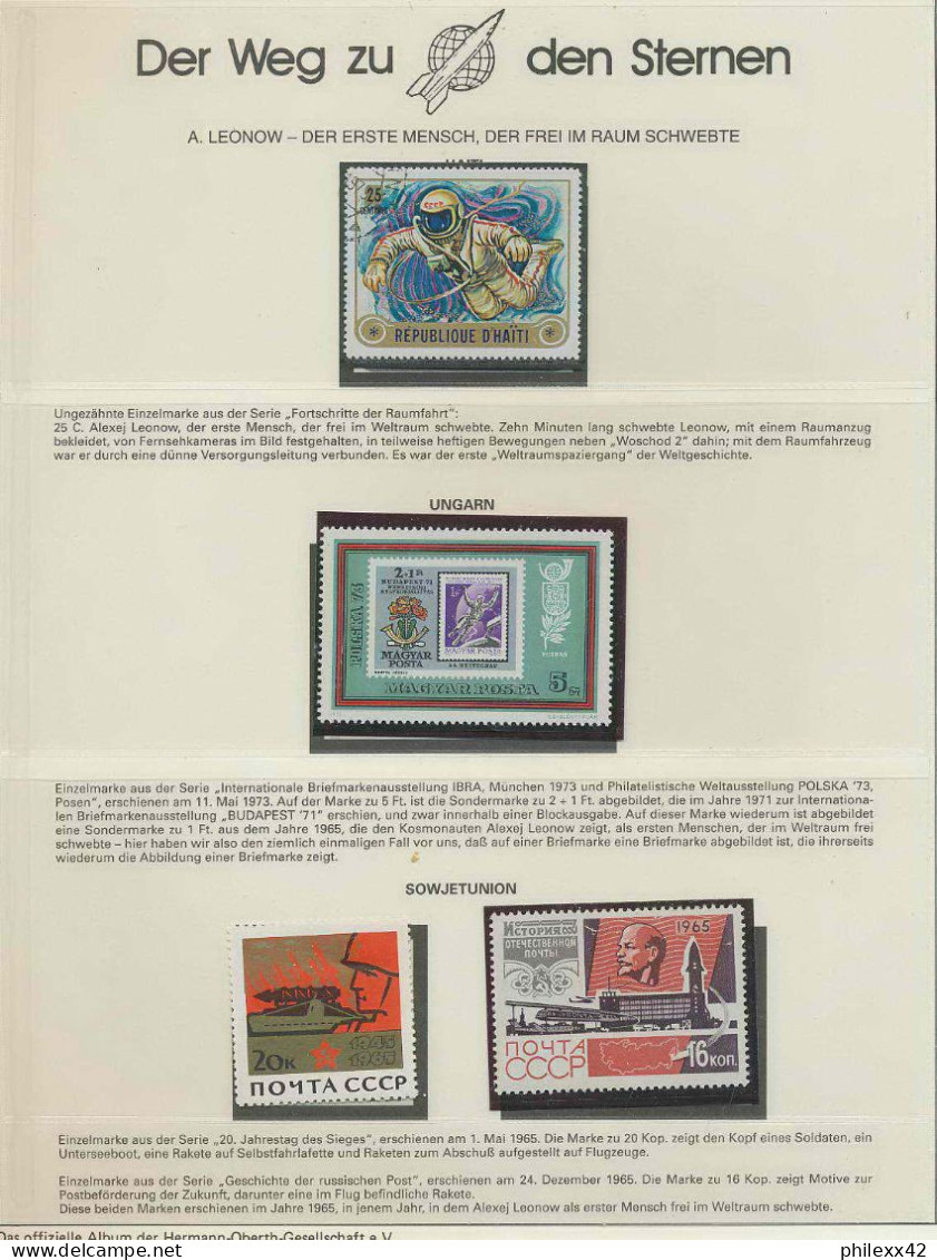 1371/ Espace (space) Neuf ** MNH Russie (Russia Urss USSR) + DIVERS 1 PAGE - Russia & USSR