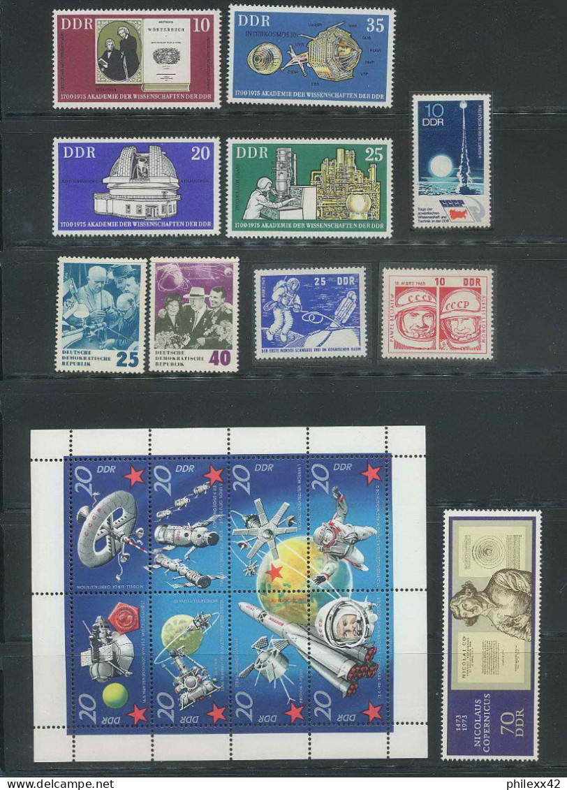 2536/ Espace (space) Neuf ** MNH Allemagne (germany DDR) 17 Pages Tres Bon Lot Forte Cote - Europa