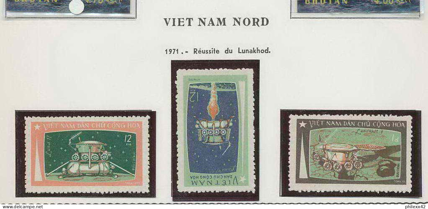 1047/ Espace (space) 5320/2 ** MNH LUNA 16 Viet Nam (Vietnam) 731/3  - Asien