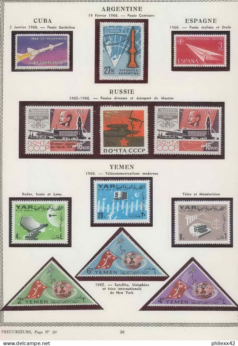 1150/ Espace (space) ** MNH 1 Page Divers A Voir - Asien