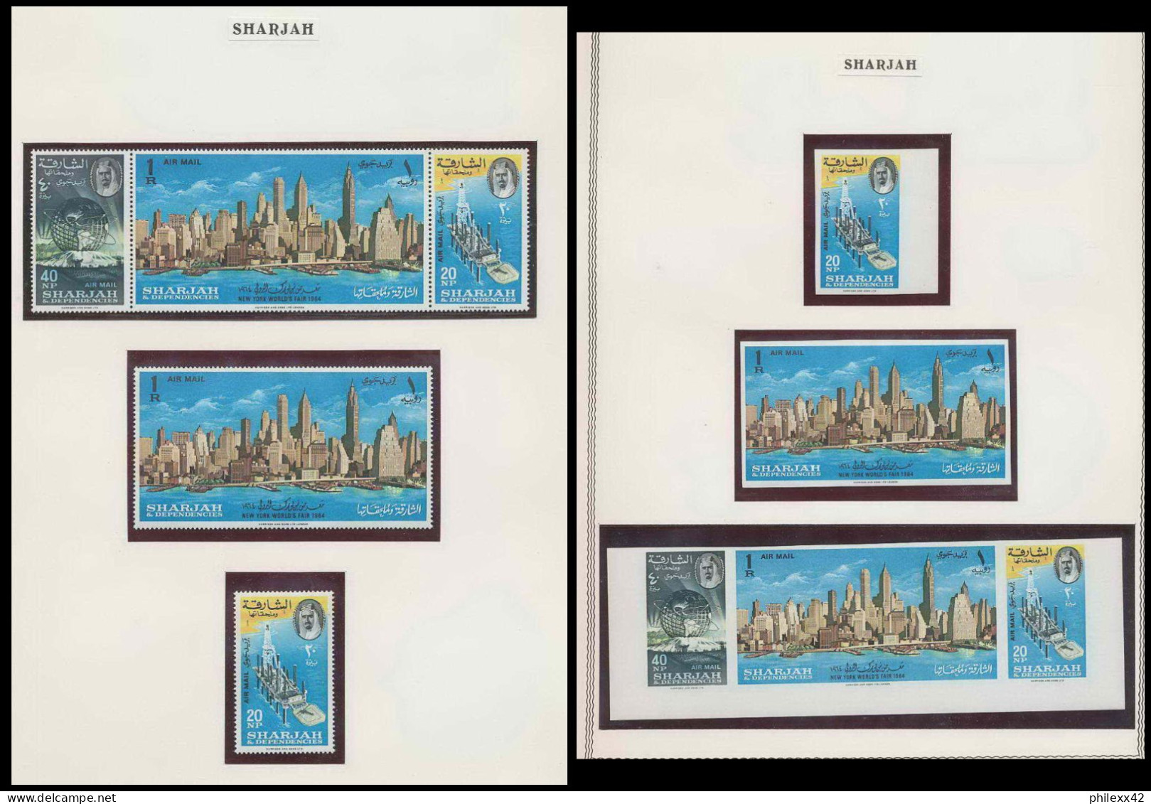 1127/ Espace (space) ** MNH Sharjah Precurseur  - Asien