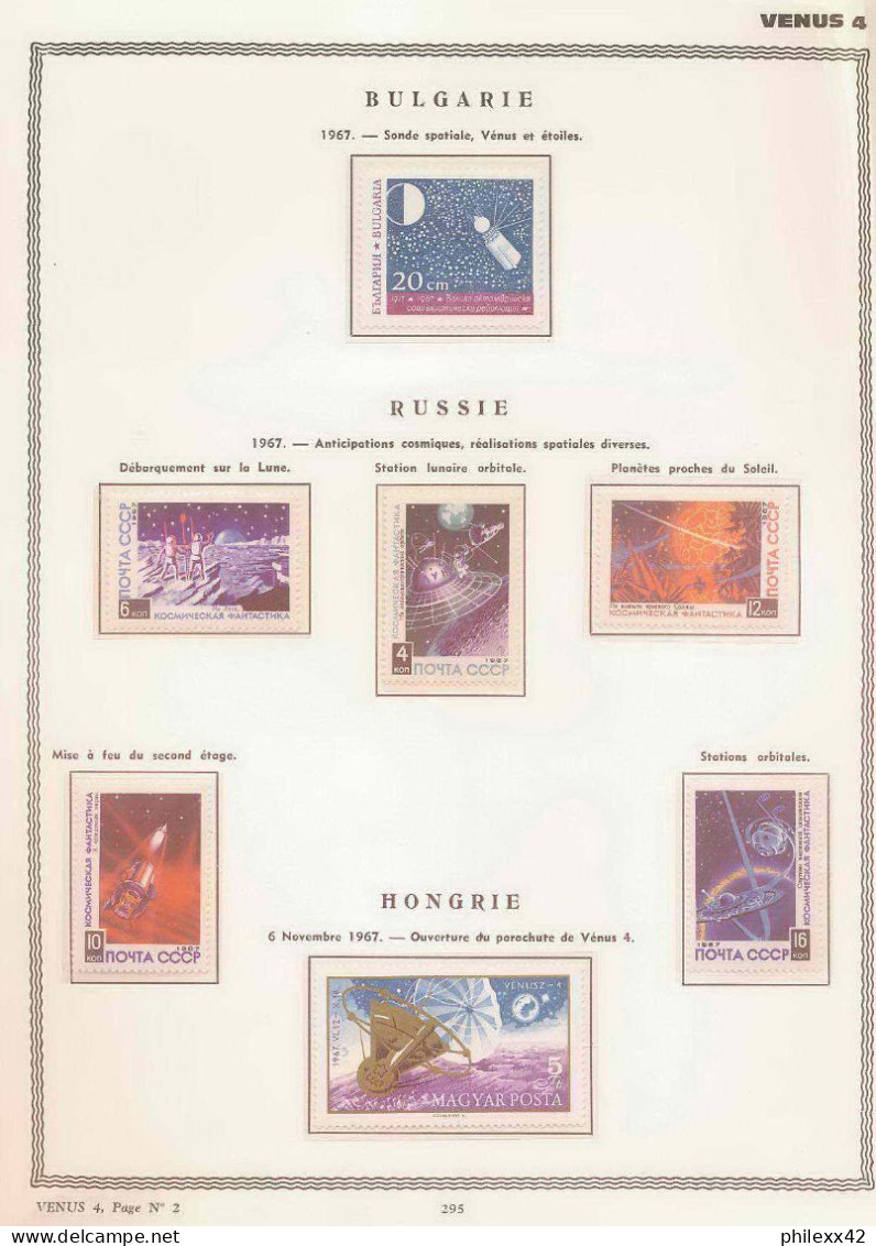 0860/ Espace (space) ** MNH Venus 4 - 2 Pages - Russie & URSS