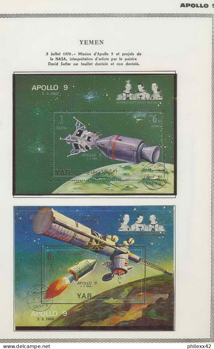 0907/ Espace (space) ** MNH Lot Apollo 9 - Asie