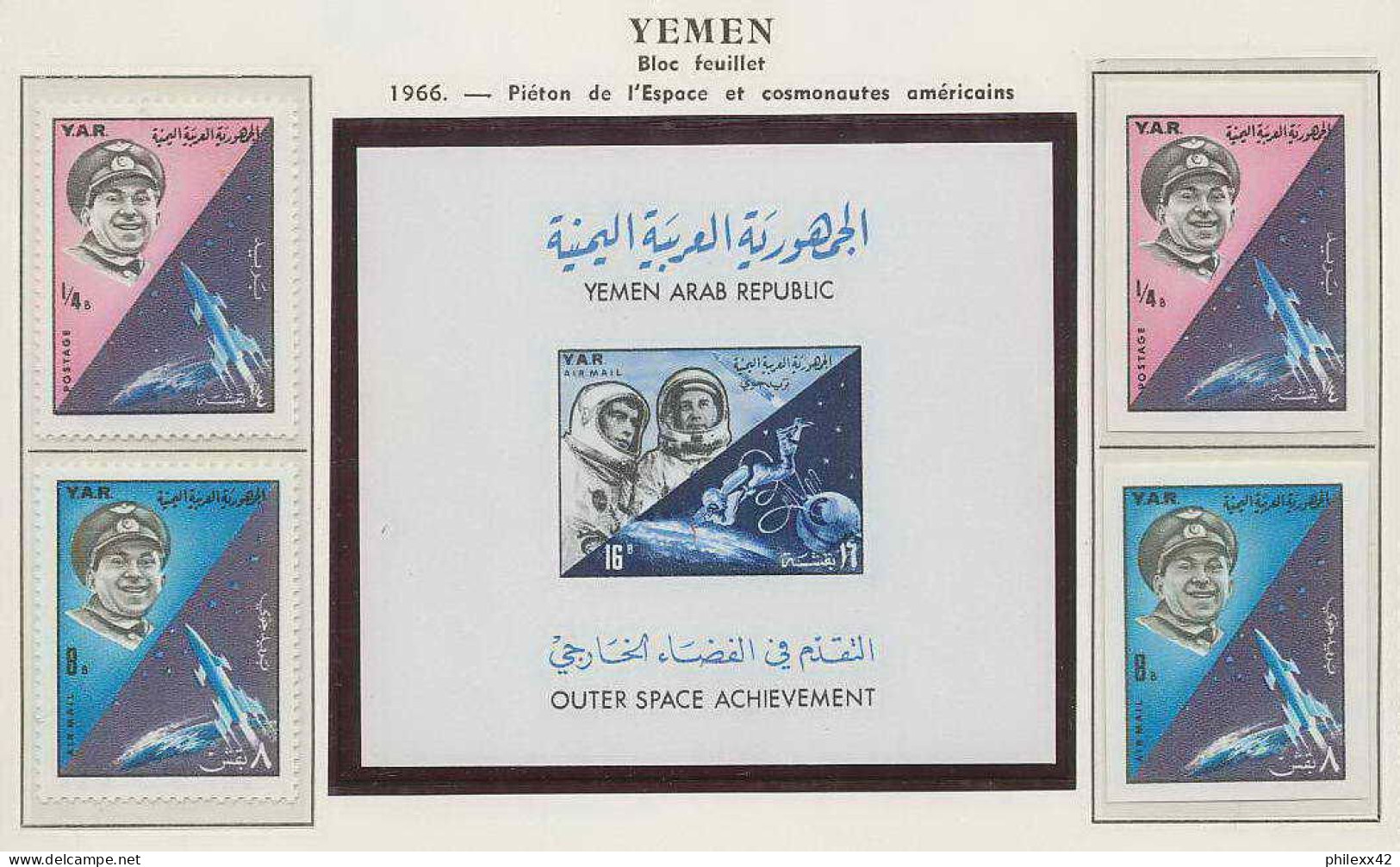 0651/ Espace (space) 2768/69 ** MNH Programme Voskhod 2 + Bloc + Non Dentelé Imperf - Asie