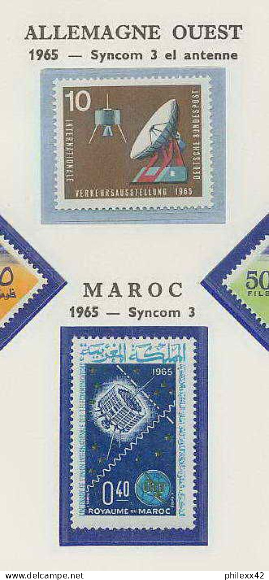 0570/ Espace (space) ** MNH Syncom 3 Maroc + Allemagne (germany) - Africa