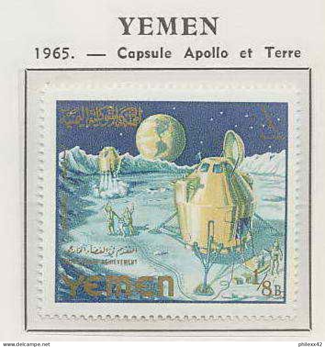 0697/ Espace (space) ** MNH Gemini 4 Yemen + Non Dentelé Imperf - Asien