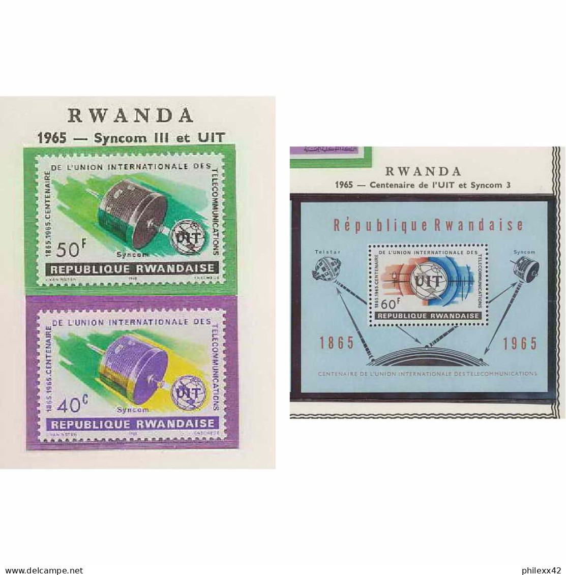 0575/ Espace (space) ** MNH Syncom 3 / UIT Rwanda (rwandaise) - Afrika