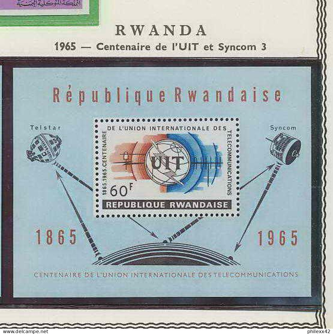 0575/ Espace (space) ** MNH Syncom 3 / UIT Rwanda (rwandaise) - Africa