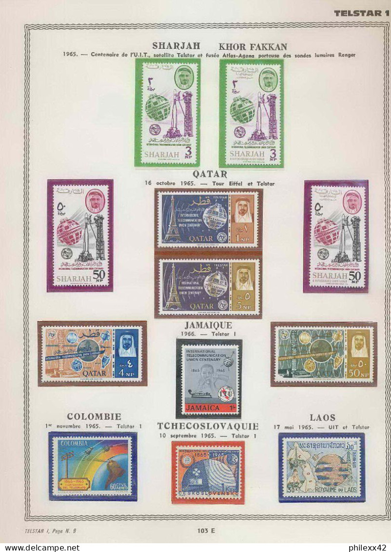 0342/ Espace (space) ** MNH Telstar Page Complète - Azië