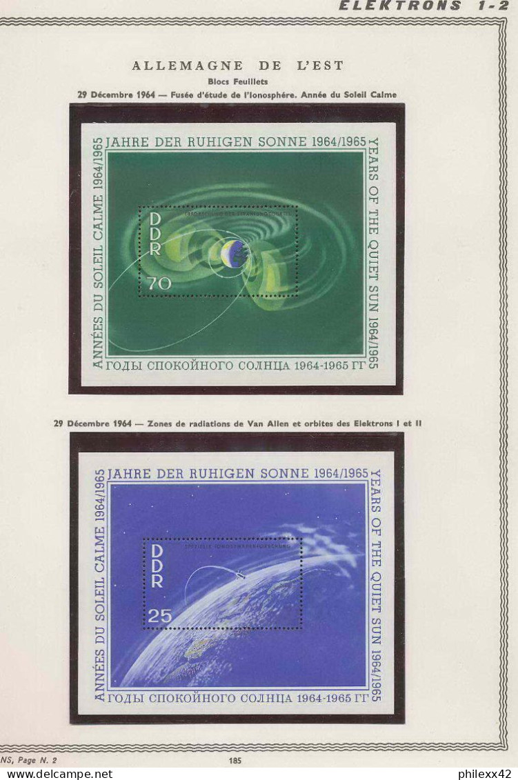 0539/ Espace (space) ** MNH ELEKTRON 1/2 Page Complète - Russie & URSS