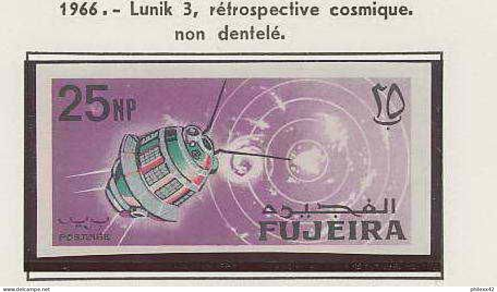 0170/ Espace (space) 232 ** MNH Lunik 3 Fujeira - Asia