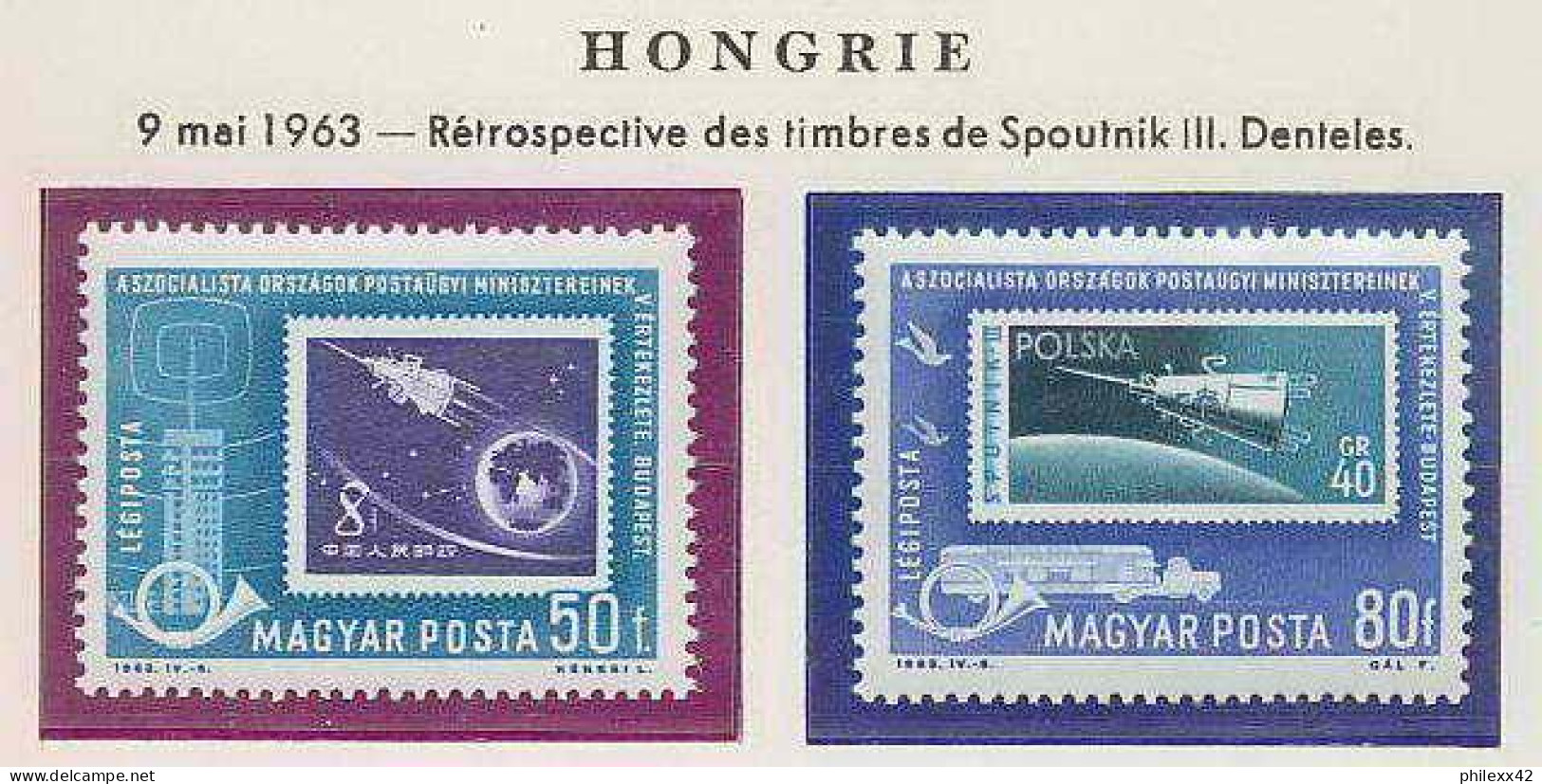0123/ Espace (space) ** MNH Spoutnik Spoutnik 3 Hongrie (Hungary) - Europa
