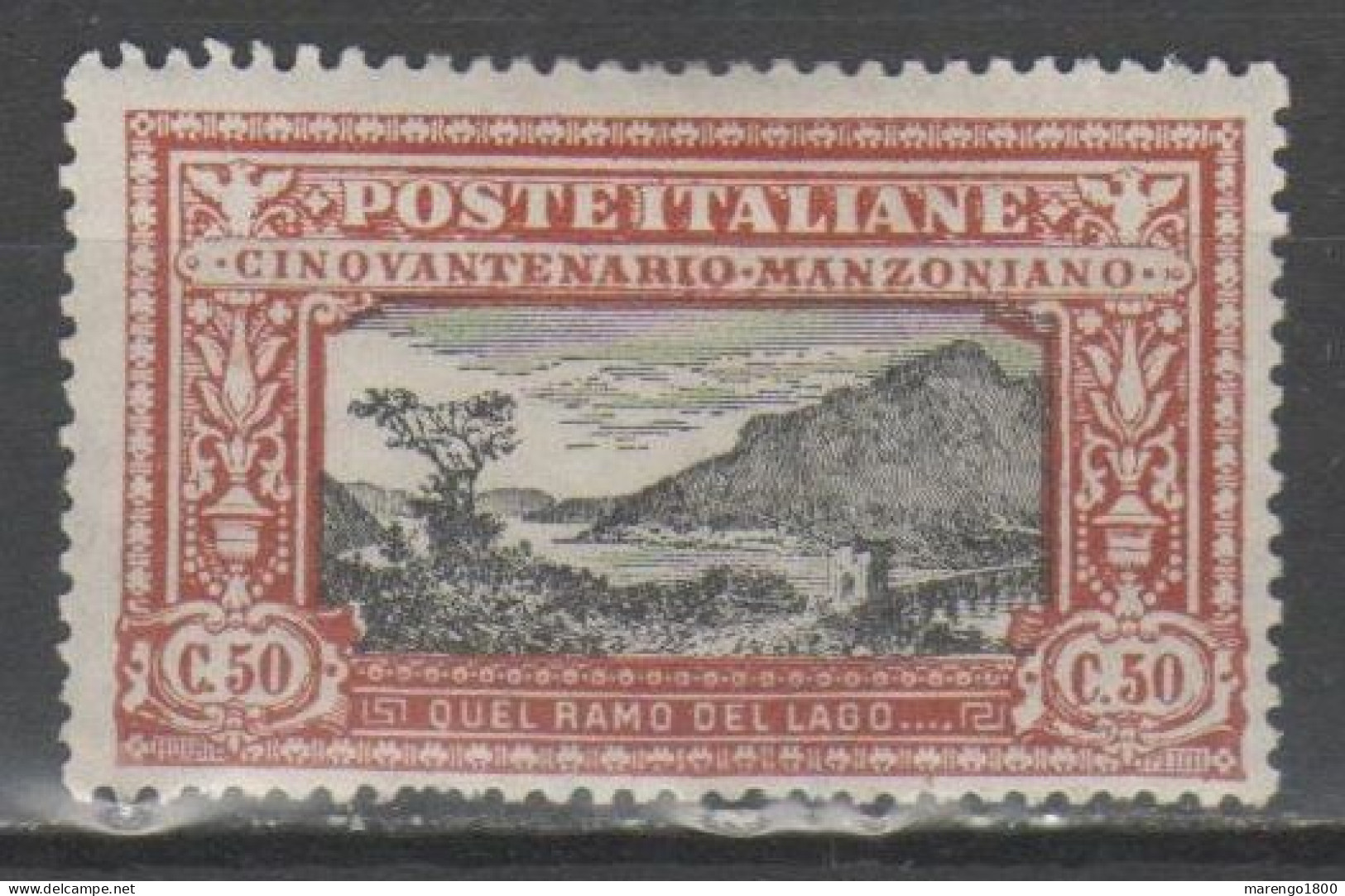 ITALIA 1923 - Manzoni 50 C. * - Ongebruikt