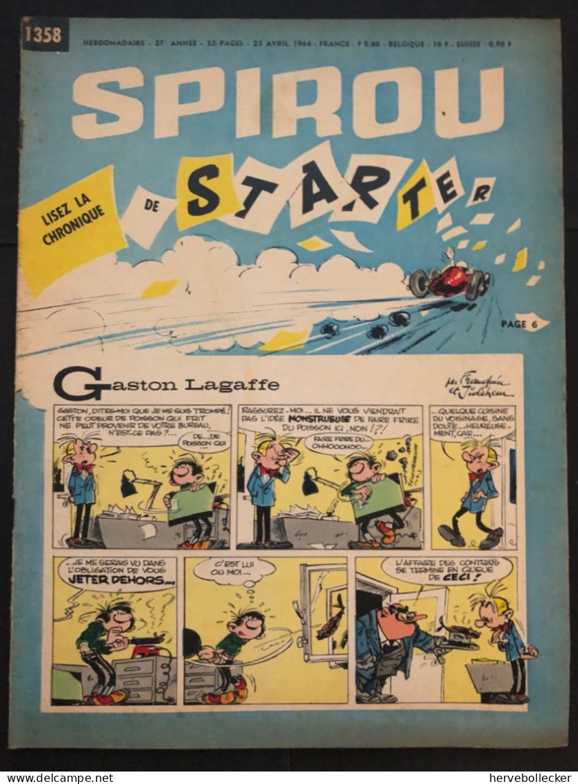 Spirou Hebdomadaire N° 1358 -1964 - Spirou Magazine