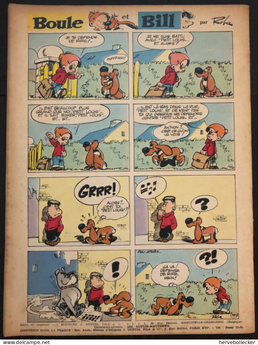 Spirou Hebdomadaire N° 1358 -1964 - Spirou Magazine