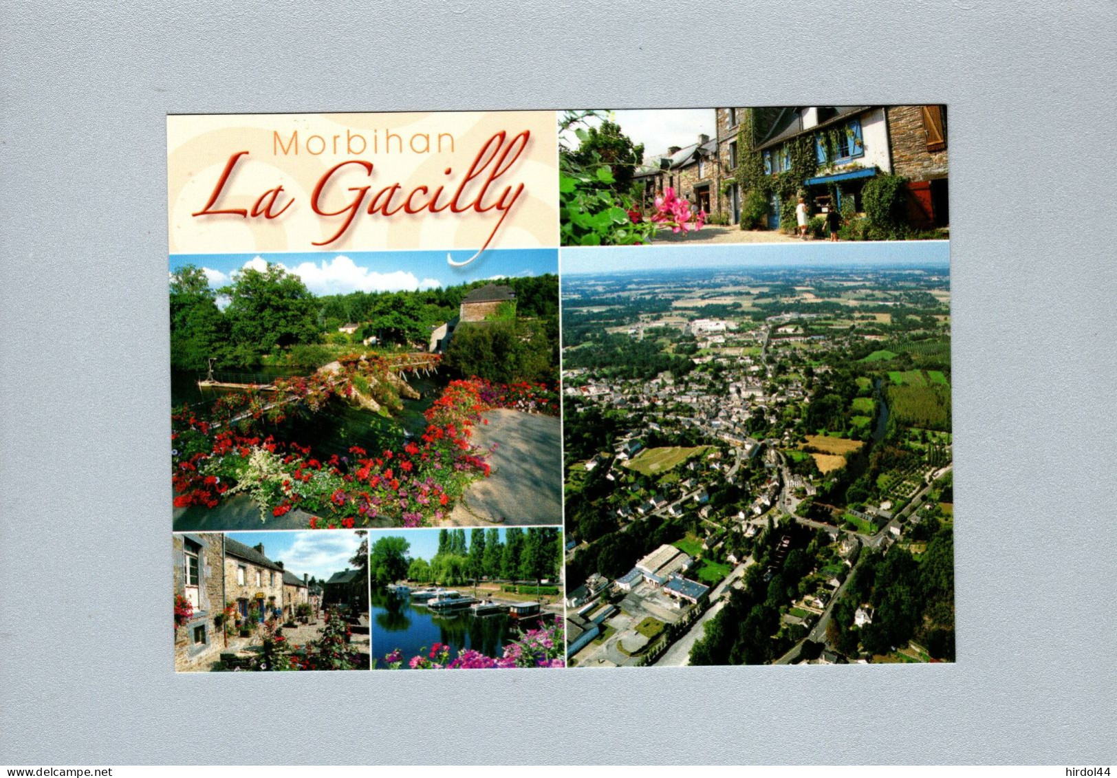 La Gacilly (56) : L'habitat Traditionnel, Les Passerelles Et Les Quais Fleuris Sur L'Aff, Le Port Fluvial, Vue Générale - La Gacilly