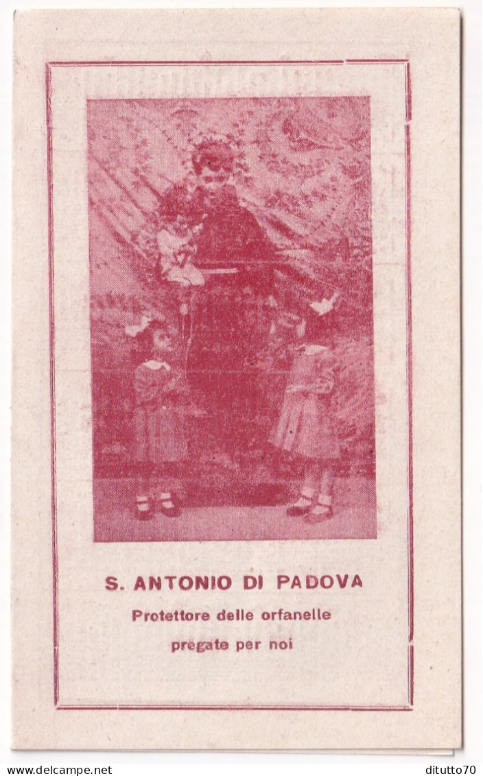 Calendarietto - Superiora Gen. Orfanotrofie S.antonio Di Padova - Catania - Anno 1954 - Small : 1941-60