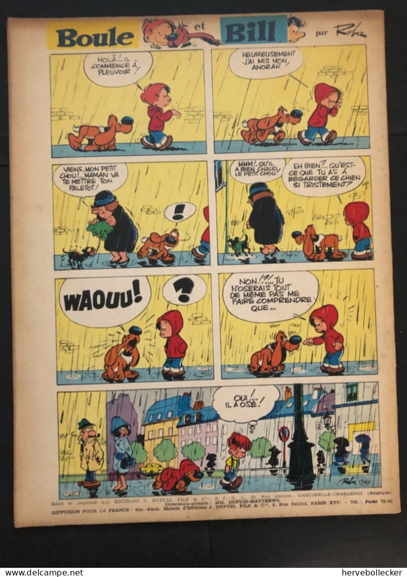 Spirou Hebdomadaire N° 1361 -1964 - Spirou Magazine