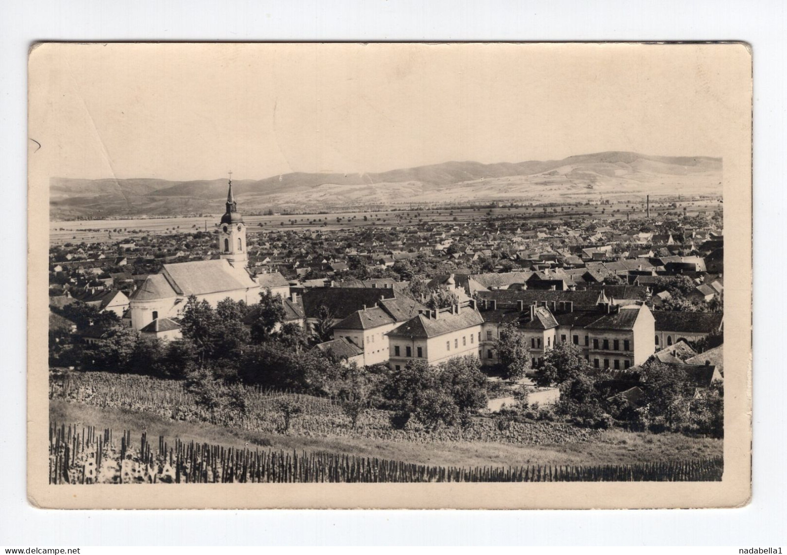 1938. KINGDOM OF YUGOSLAVIA,SERBIA,TPO 186 BELA CRKVA-PETROVGRAD,BELA CRKVA POSTCARD,USED TO BOR MINE - Yugoslavia