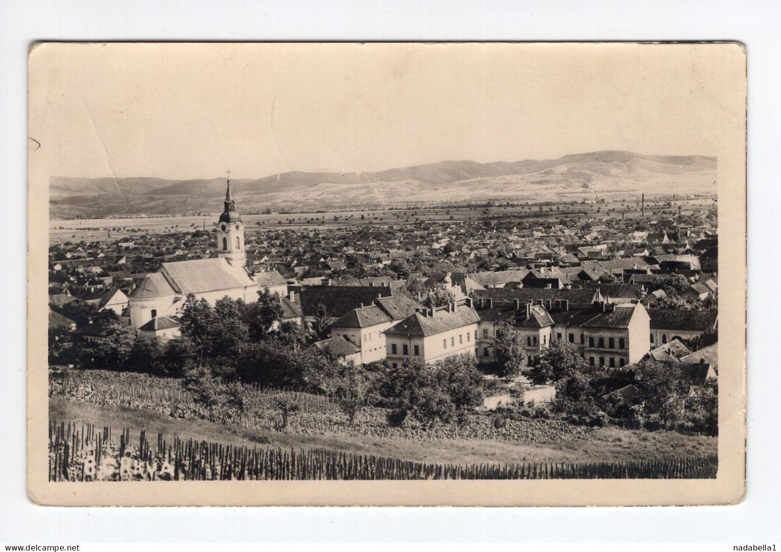 1938. KINGDOM OF YUGOSLAVIA,SERBIA,TPO 186 BELA CRKVA-PETROVGRAD,BELA CRKVA POSTCARD,USED TO BOR MINE - Jugoslavia