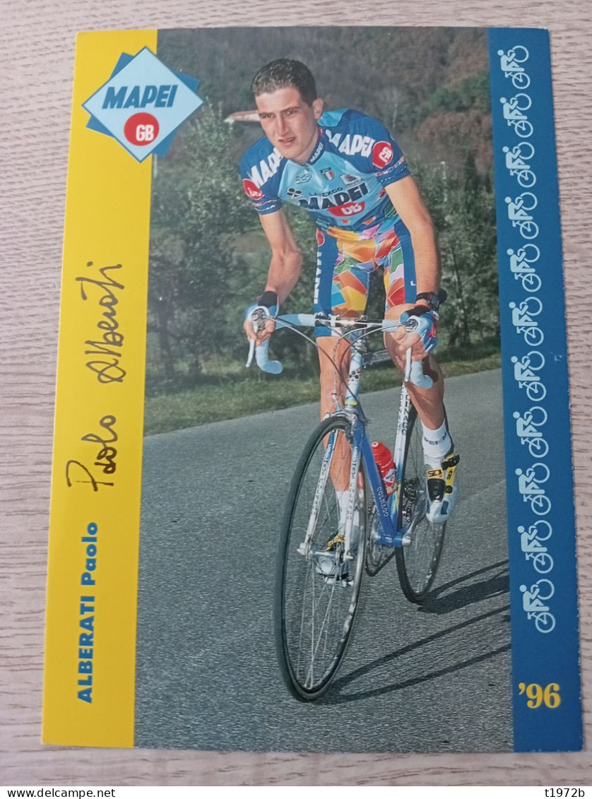 Cyclisme Cycling Ciclismo Ciclista Wielrennen Radfahren ALBERATI PAOLO (Mapei-GB 1996) - Cyclisme