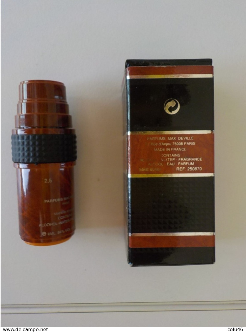 Miniature + Boîte  EDT Camera 600 For Men 10 Ml Max Deville Paris - Miniature Bottles (in Box)