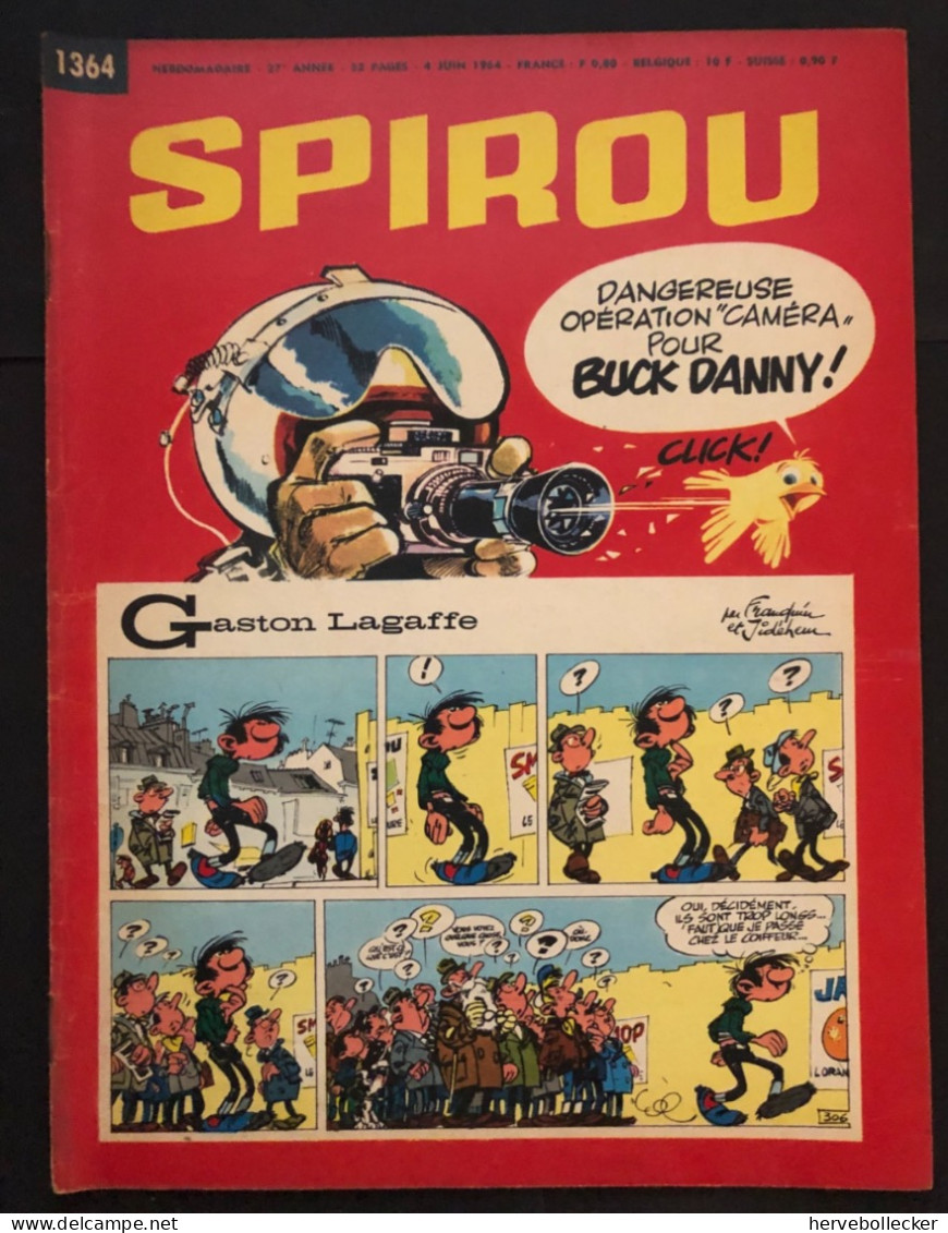 Spirou Hebdomadaire N° 1364 -1964 - Spirou Magazine