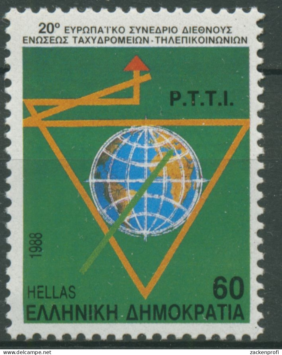 Griechenland 1988 IPTT-Kongress In Athen 1695 A Postfrisch - Neufs