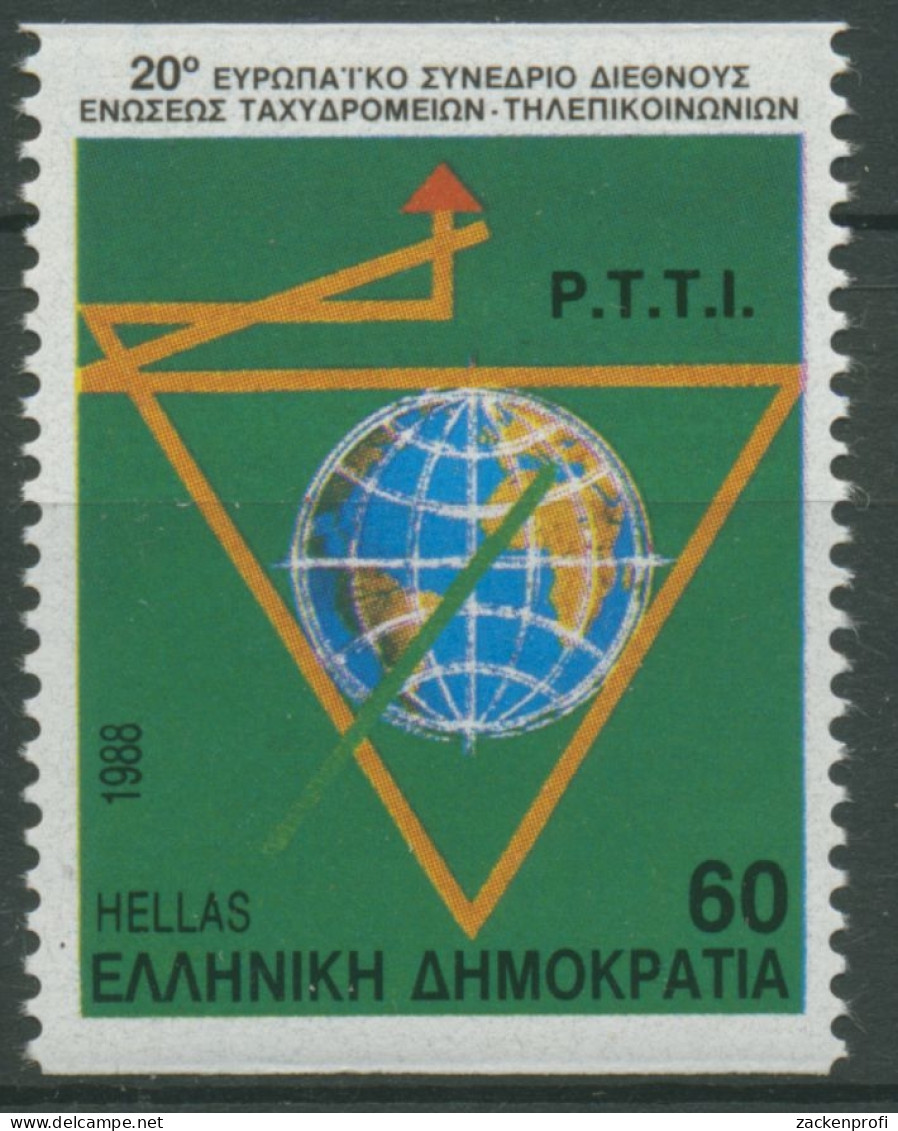 Griechenland 1988 IPTT-Kongress In Athen 1695 C Postfrisch - Neufs