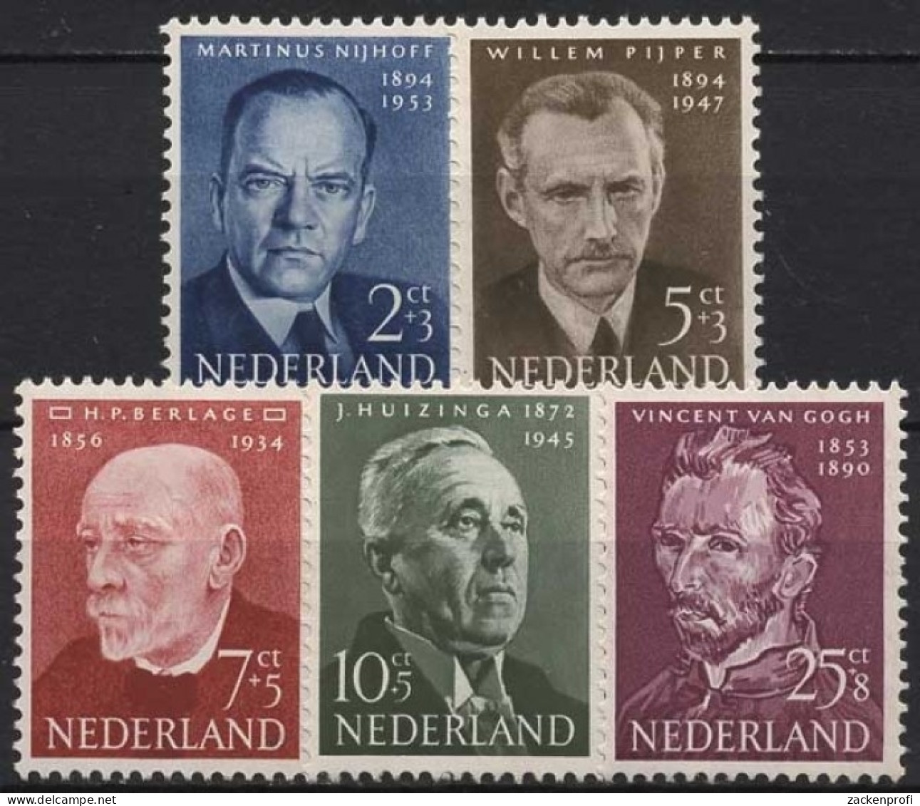 Niederlande 1954 Soziale Und Kulturelle Fürsorge 636/40 Postfrisch - Nuevos