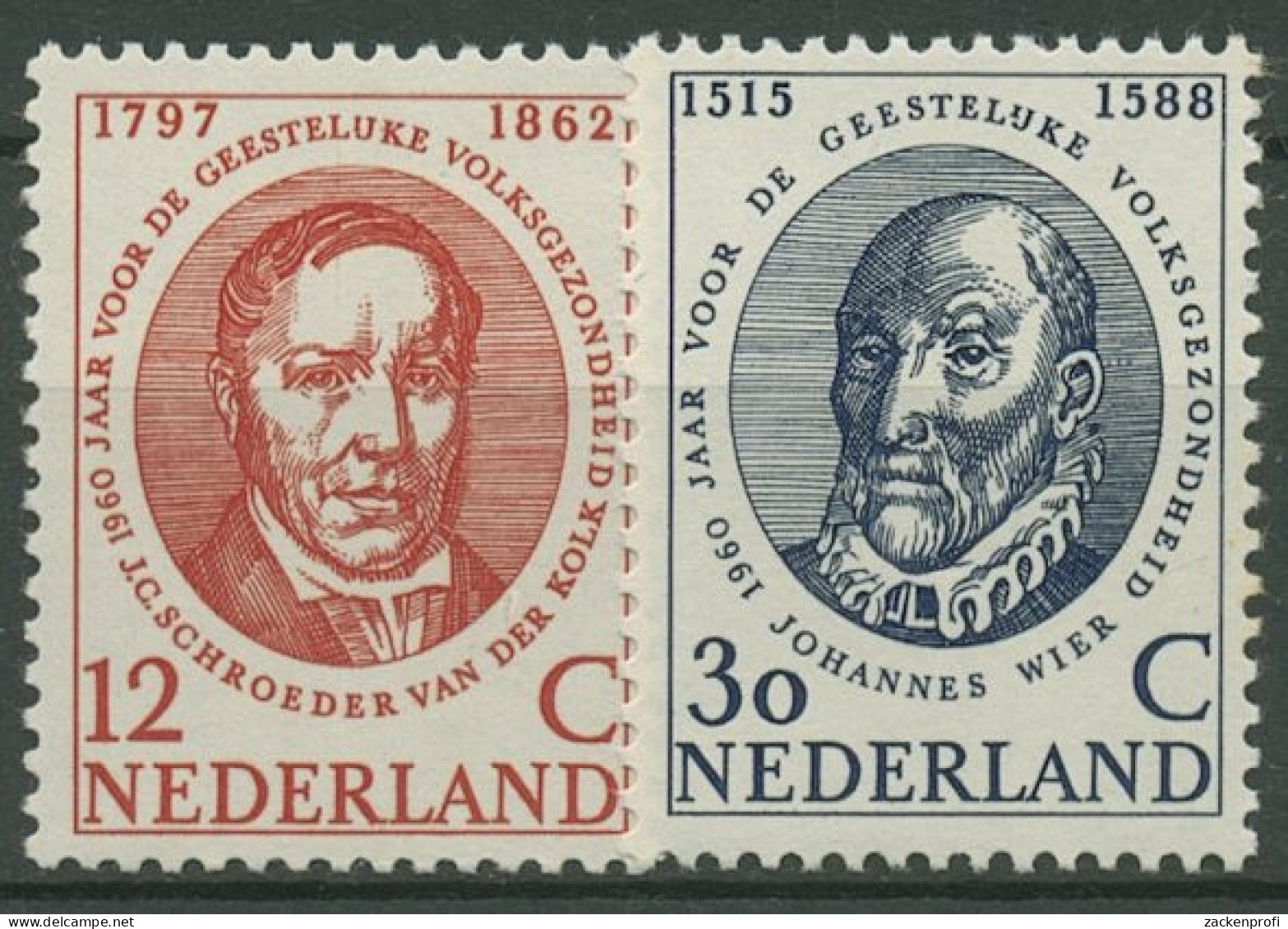 Niederlande 1960 Gesundheit Ärzte 751/52 Postfrisch - Unused Stamps