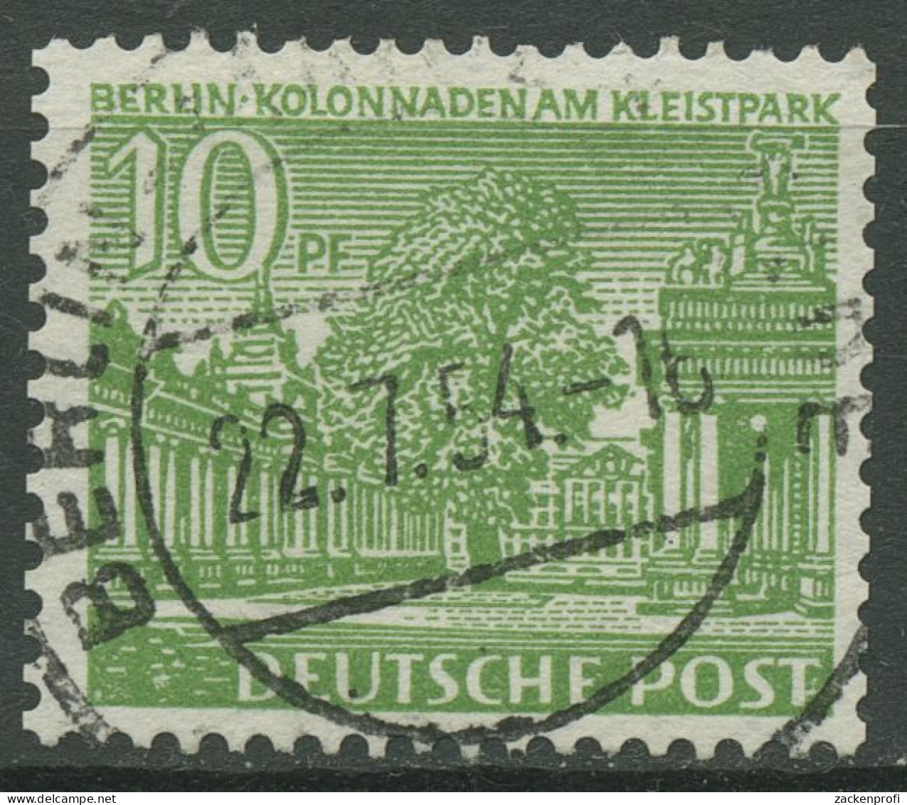 Berlin 1949 Berliner Bauten: Kolonnaden U. Kleistpark Type II, 47 II Gestempelt - Used Stamps