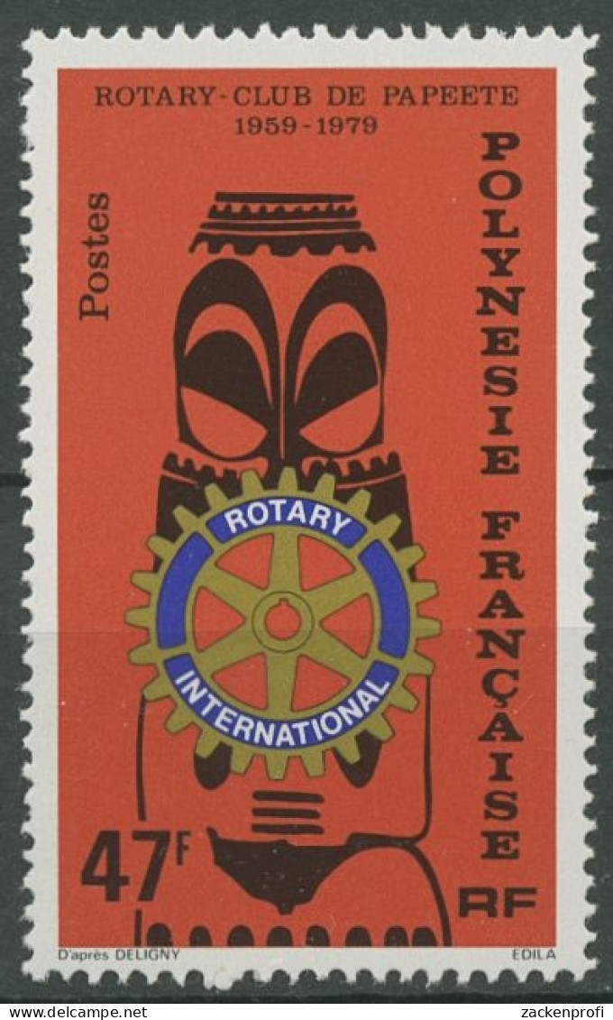 Französisch-Polynesien 1979 20 J. Int. Rotary-Club Papeete 295 Postfrisch - Unused Stamps